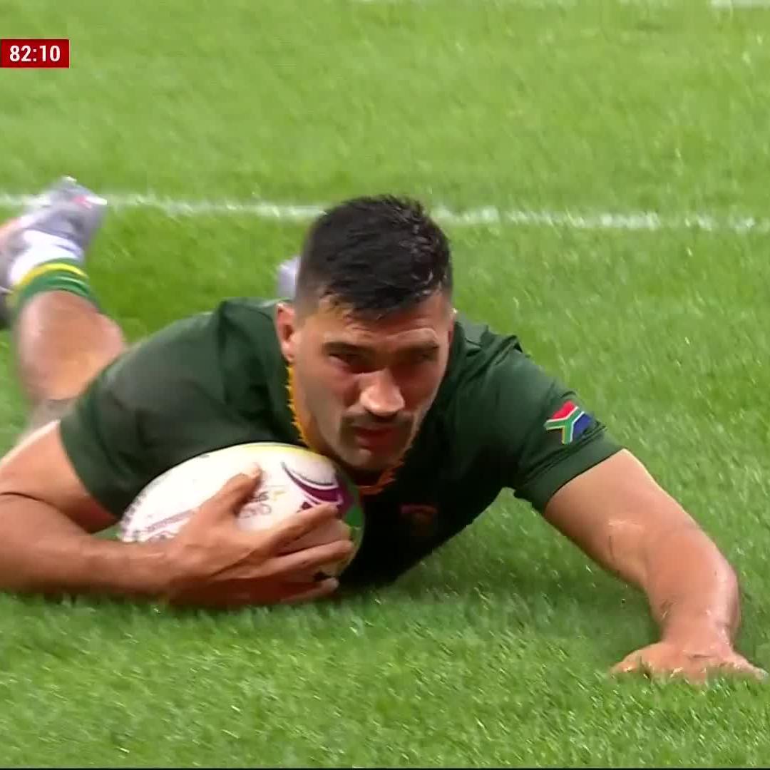 De Allende finishes it off in style ๐ฅ The Boks hit the Baa-Baas for 5๏ธโฃ4๏ธโฃ in Cape Town ๐๐
