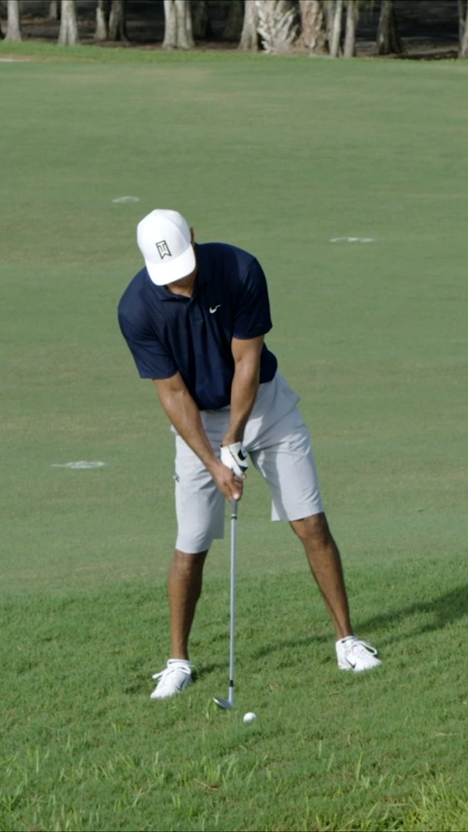 Tiger Woods breaks down how to hit off an uphill lie. 💯