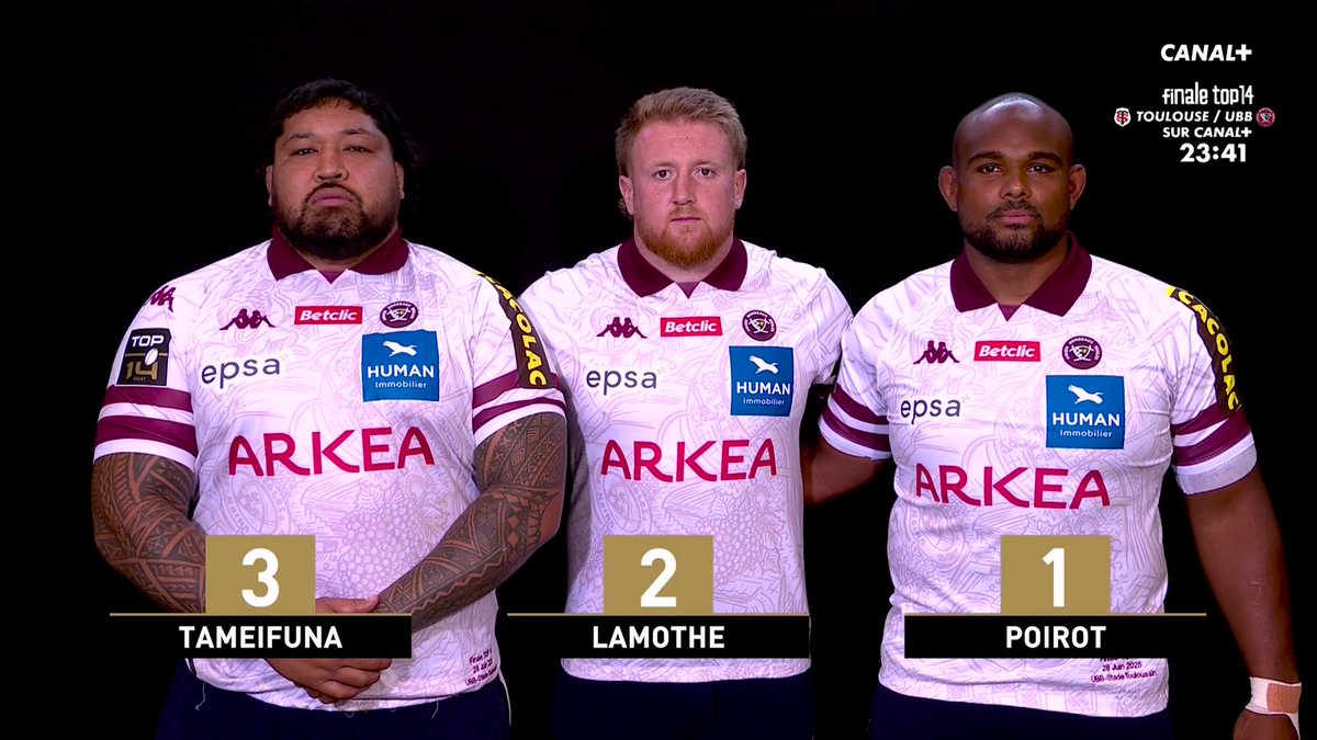 Le trombi historique des Bordelais ! 🍇 #FinaleTop14