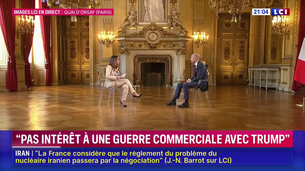 Guerre en Ukraine : "Vladimir Poutine s'essouffle", estime Jean-Noël Barrot. "Le moment est venu de le forcer à cesser le feu. Nous nous apprêtons, avec les Européens, à prendre les sanctions les plus lourdes que nous ayons prises depuis 2022." ▶️ avec ✦ Margot Haddad ✦