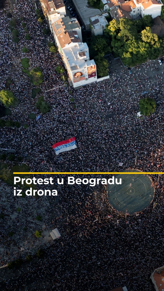Skup u Beogradu jedan od najmasovnijih studentskih protesta