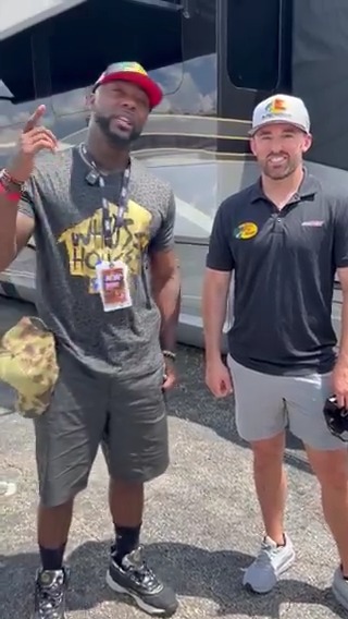 .The Realest Swerve Strickland and Austin Dillon of RCR are ready for @nascar’s return to TNT Drama TONIGHT for the #quakerstate400 from EchoPark Speedway!