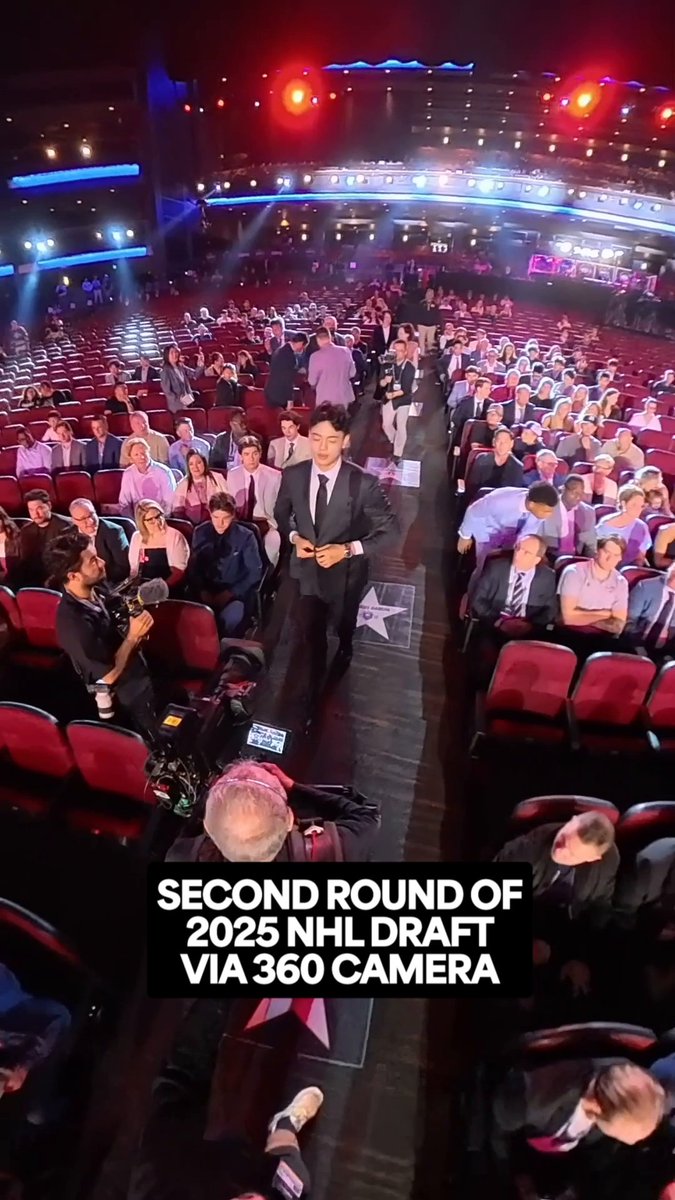 Come inside Peacock Theater for Round 2 of the 2025 #NHLDraft! 🎥 📺: 2025 Upper Deck #NHLDraft on ESPN+, NHL Network and Sportsnet