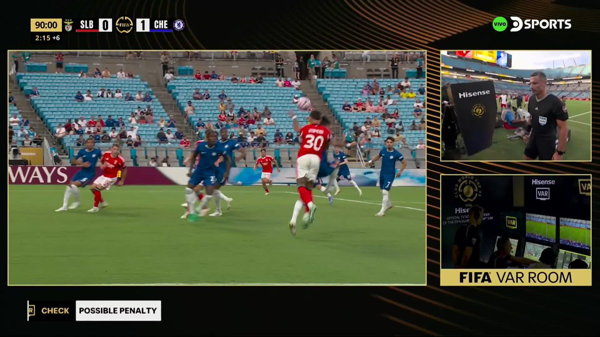 El penal que le dan a Benfica sobre la hora… 🤦🏻‍♂️🤦🏻‍♂️🤦🏻‍♂️🤦🏻‍♂️ La pelota va al jugador, Malo Gusto está de espaldas y equilibrando su cuerpo después de un salto. Es un movimiento totalmente natural. Otro desastre arbitral.