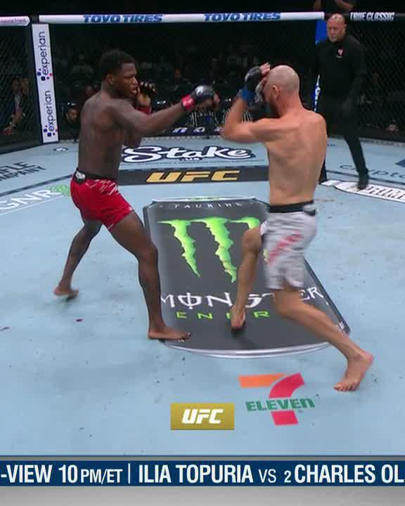 TERRANCE MCKINNEY GETS THE FINISH LESS THAN A MINUTE INTO THE FIRST ROUND 😱 Watch #UFC317 TONIGHT at 10 PM ET on ESPN+ PPV ➡️
