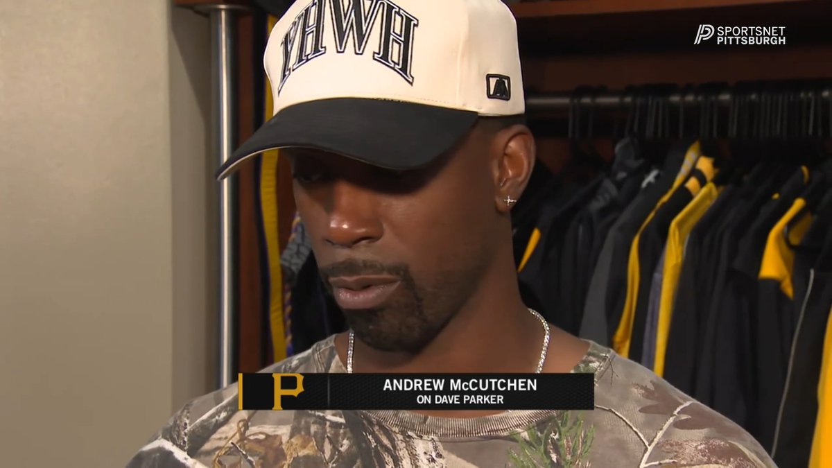 "I hope now he's in a better place... he was probably superman to a lot of people when he played... you knew when he was in the building." 🥺 Cutch on Dave Parker 💛 🖤