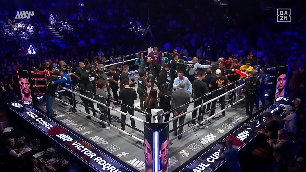NOW 16-0! 🇲🇽 Raul Curiel gets the stoppage victory over Victor Rodriguez! 👊 🎟 Buy Jake Paul vs Chavez Jr NOW - link in bio #PaulChavez x #RamirezDorticos | Live NOW Exclusively on DAZN | MVP - Most Valuable Promotions | Golden Boy