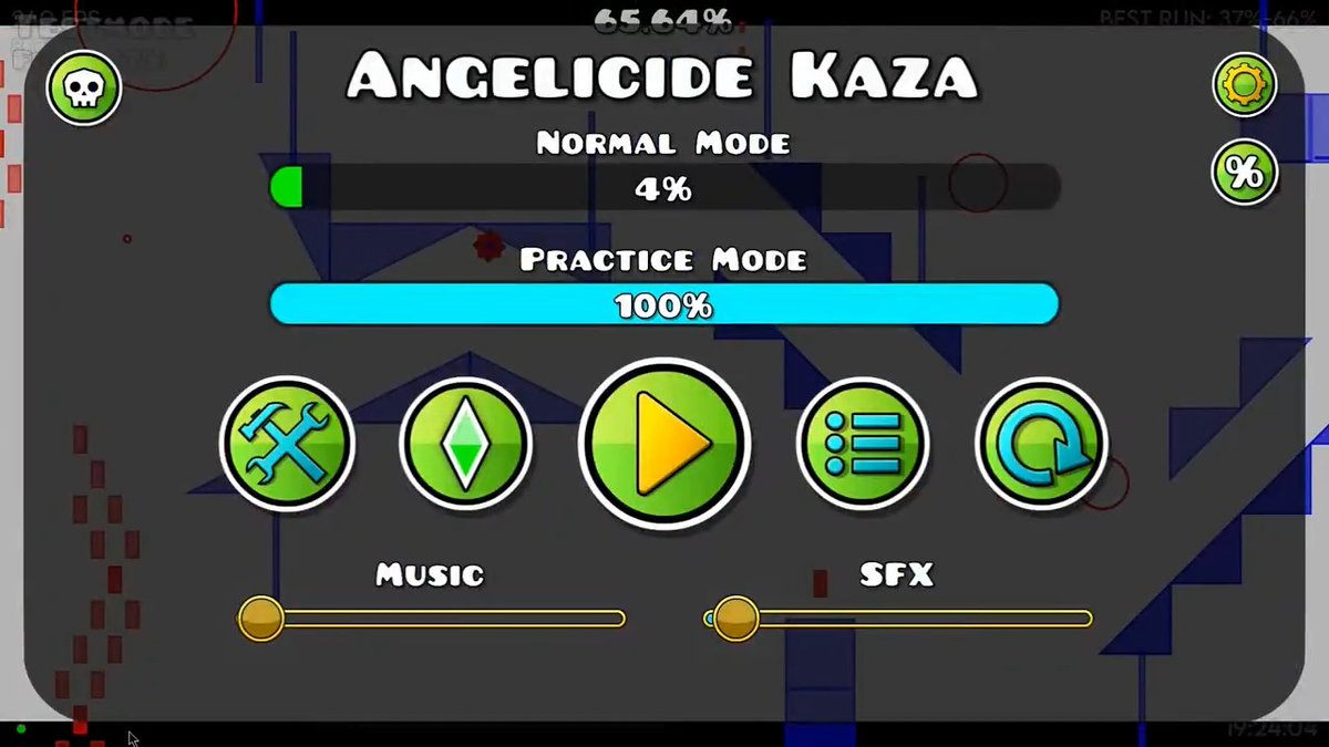 Top player Kaza 🌸 is verifying 'Angelicide' by 🖤 LEXYCAT TRAUMATIZED SHADOW ANGELVAMPIRE 🖤 & @zYuko13, recently reaching 37–65%!