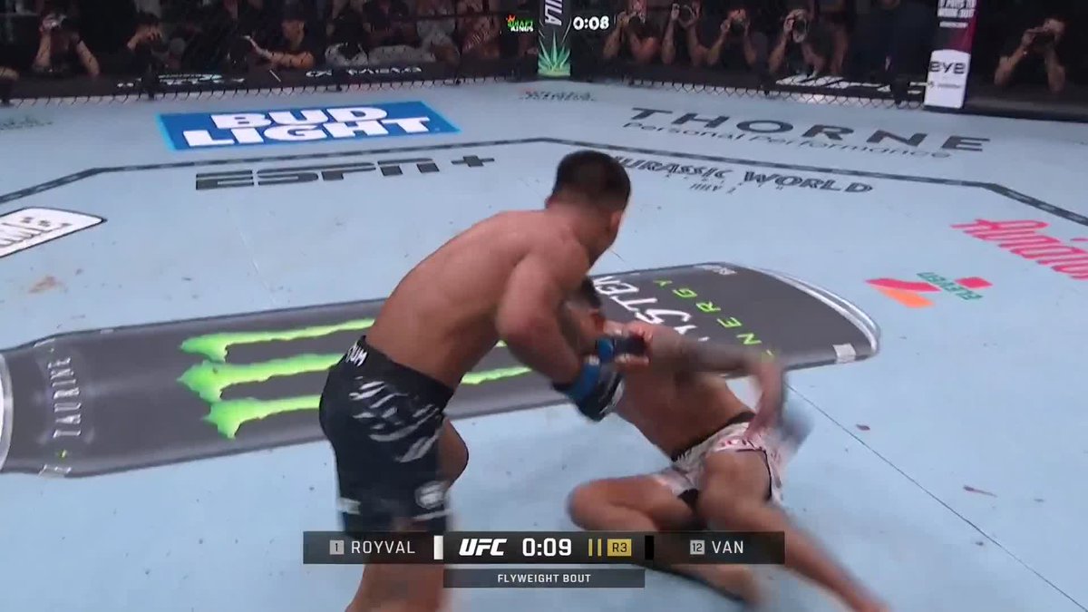 WHAT AN ENDING 🤯 #UFC317 BRANDON ROYVAL VS JOSHUA VAN WAS INSANE!