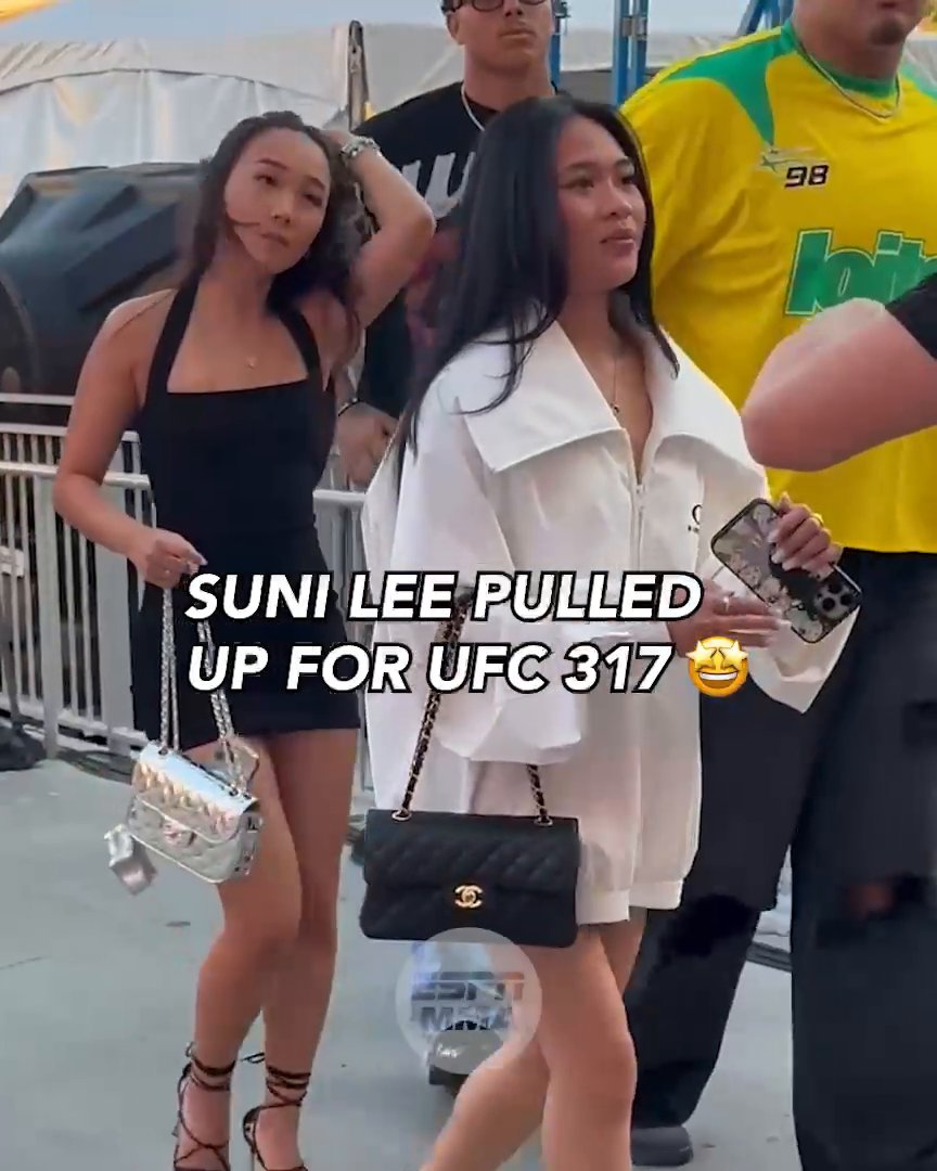 Suni Lee pulled up to UFC 317 She at ALL the events