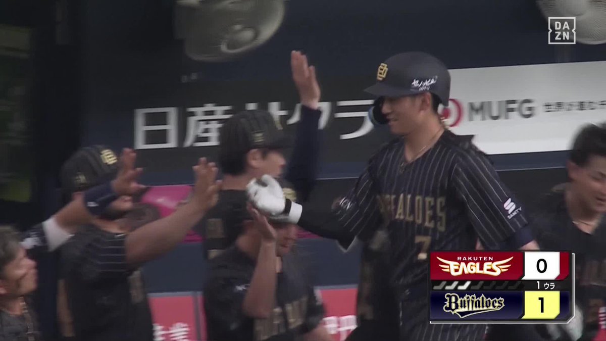 最高のリードオフマン バックスクリーンへアーチを架けた 西川龍馬 先頭打者ホームラン ⚾プロ野球(2025/6/29) 🆚オリックス×楽天 📱Live on DAZN #オレをみろ #Bs2025