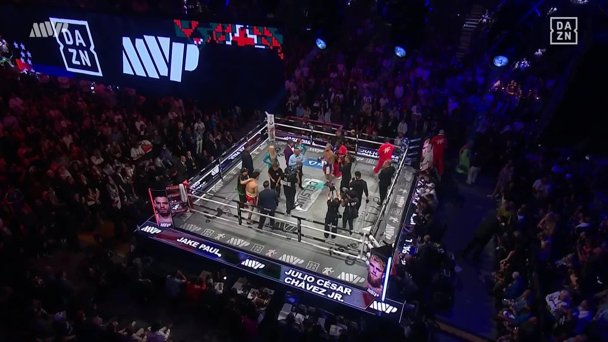 ROUND 1️⃣: Jake Paul vs. Julio Cesar Chavez Jr. 🔥 🎟 Buy Jake Paul vs Chavez Jr NOW - link in bio #PaulChavez x #RamirezDorticos | Live NOW Exclusively on DAZN | Most Valuable Promotions | Golden Boy