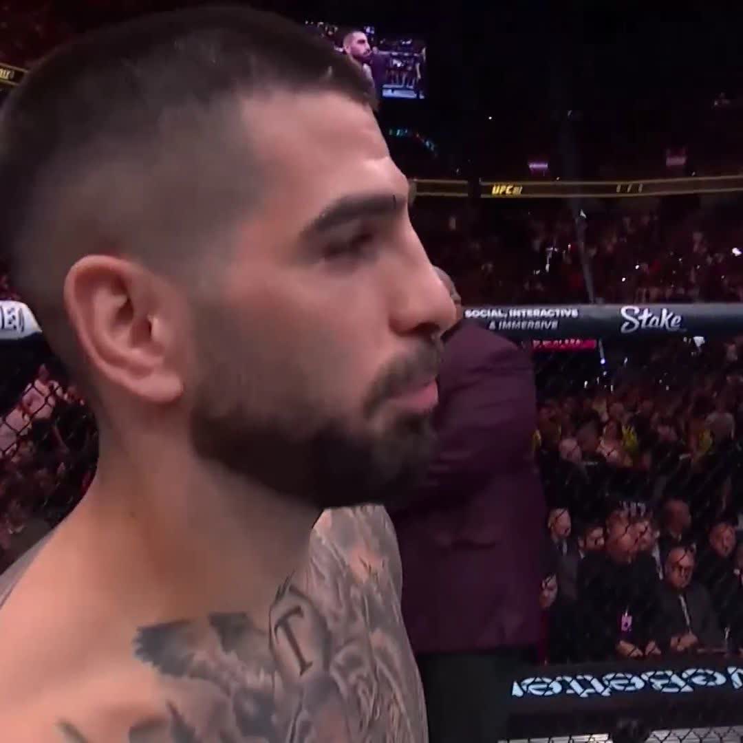 バッファーが試合開始をコール🔥 #UFC317