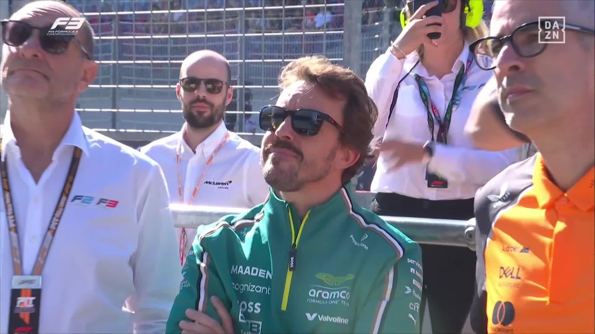Fernando Alonso contento tras la victoria de Tsolov