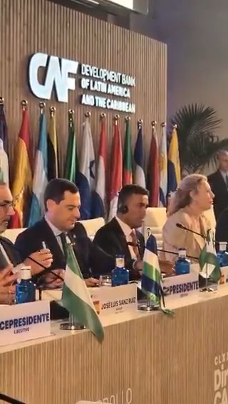 Sevilla acoge la primera reunión del Directorio del Banco de Desarrollo de América Latina y el Caribe (CAF) con más de 30 ministros y diversas entidades financieras. Un nuevo hito en nuestras relaciones. #Andalucía se consolida como puente de entendimiento y progreso.