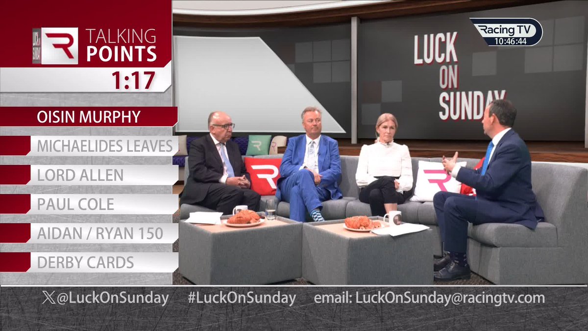 "The one person who is going to work this out is Oisin Murphy." #LuckOnSunday