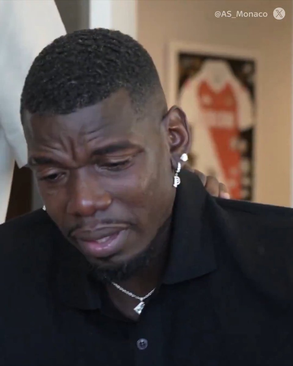 "Thanks for the trust" An emotional Paul Pogba was in tears after signing his first professional contract since being banned from playing in 2023 😢📝