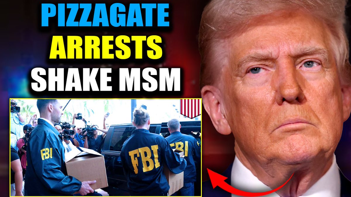 Trump Prosecutors Arrest Mainstream Media 'Pedophile Ring' Behind Pizzagate Cover-Up The FBI has just blown the lid off one of the most explosive cover-ups in modern history. A covert ring of journalists and fact-checkers - tasked with discrediting and burying the Pizzagate story - has been exposed. But they weren’t just protecting the pedophile elite. They were part of it. This wasn’t just media manipulation. It was complicity. And as the arrests begin, the world is finally seeing the truth: the very people who called it a "conspiracy theory" were committing the crimes all along.