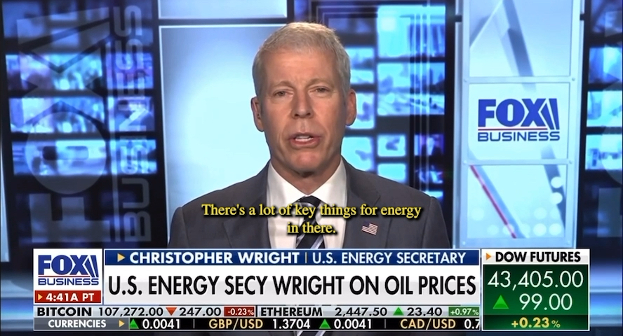 The One Big Beautiful Bill gets rid of over a half $1 trillion in subsidies that are paid for by American taxpayers, while at the same time reducing energy prices for all Americans.