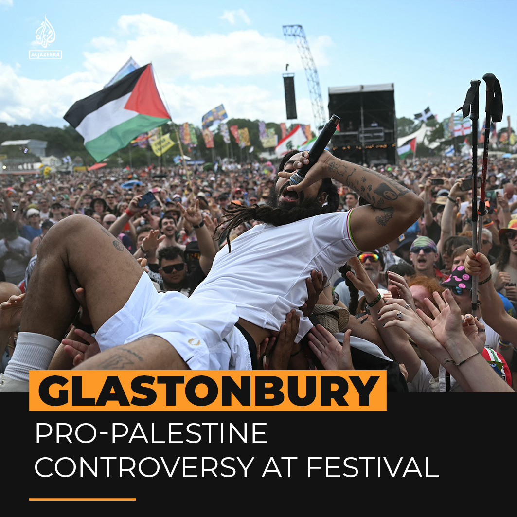 Police are investigating musicians who led pro-Palestinian chants at Glastonbury, including Irish rap group Kneecap. Punk duo Bob Vylan’s ‘death to the IDF’ chant has drawn strong condemnation from the UK government and festival organisers.