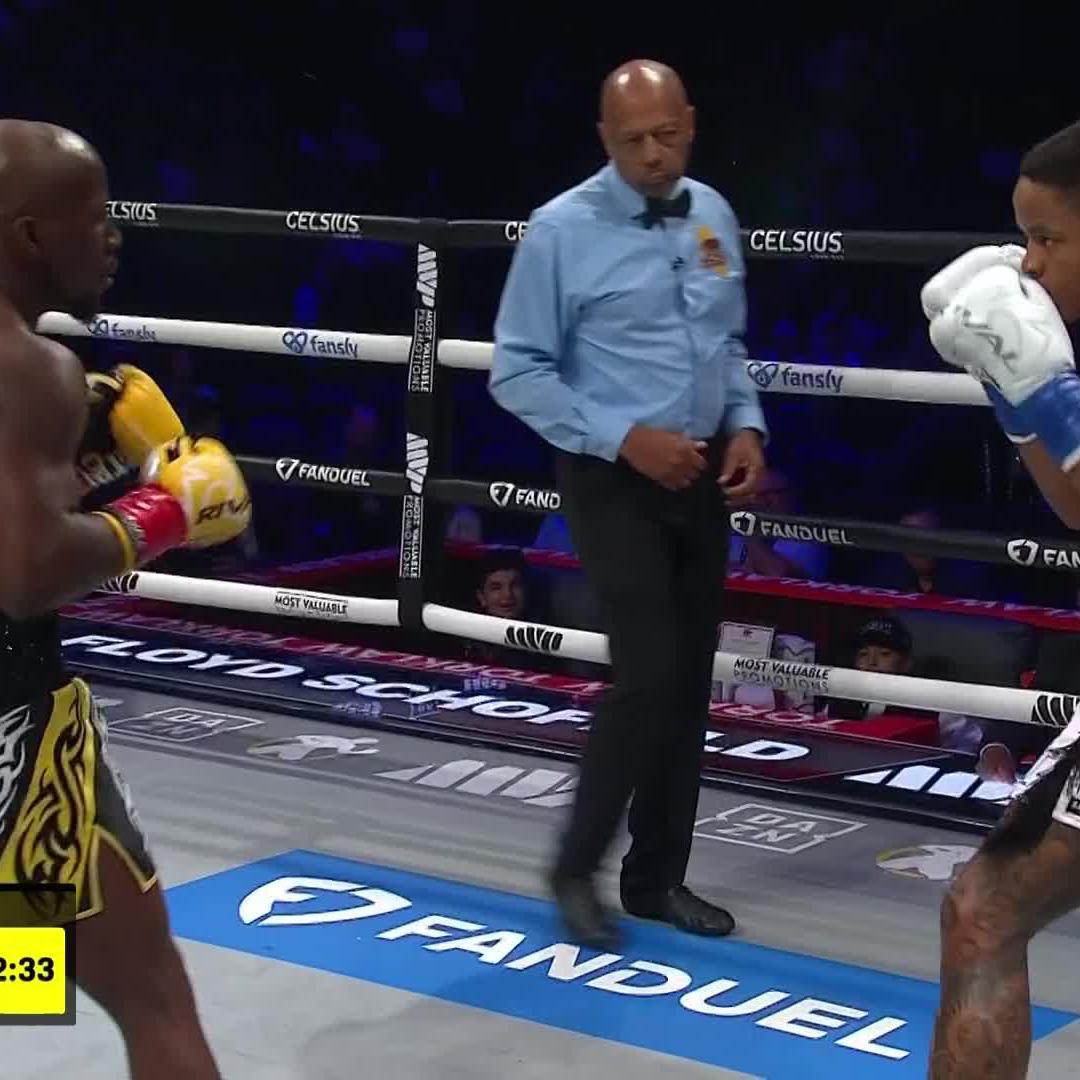 A stunning first round KO from Floyd “Kid Austin” Schofield 😮💨 #PaulChavez