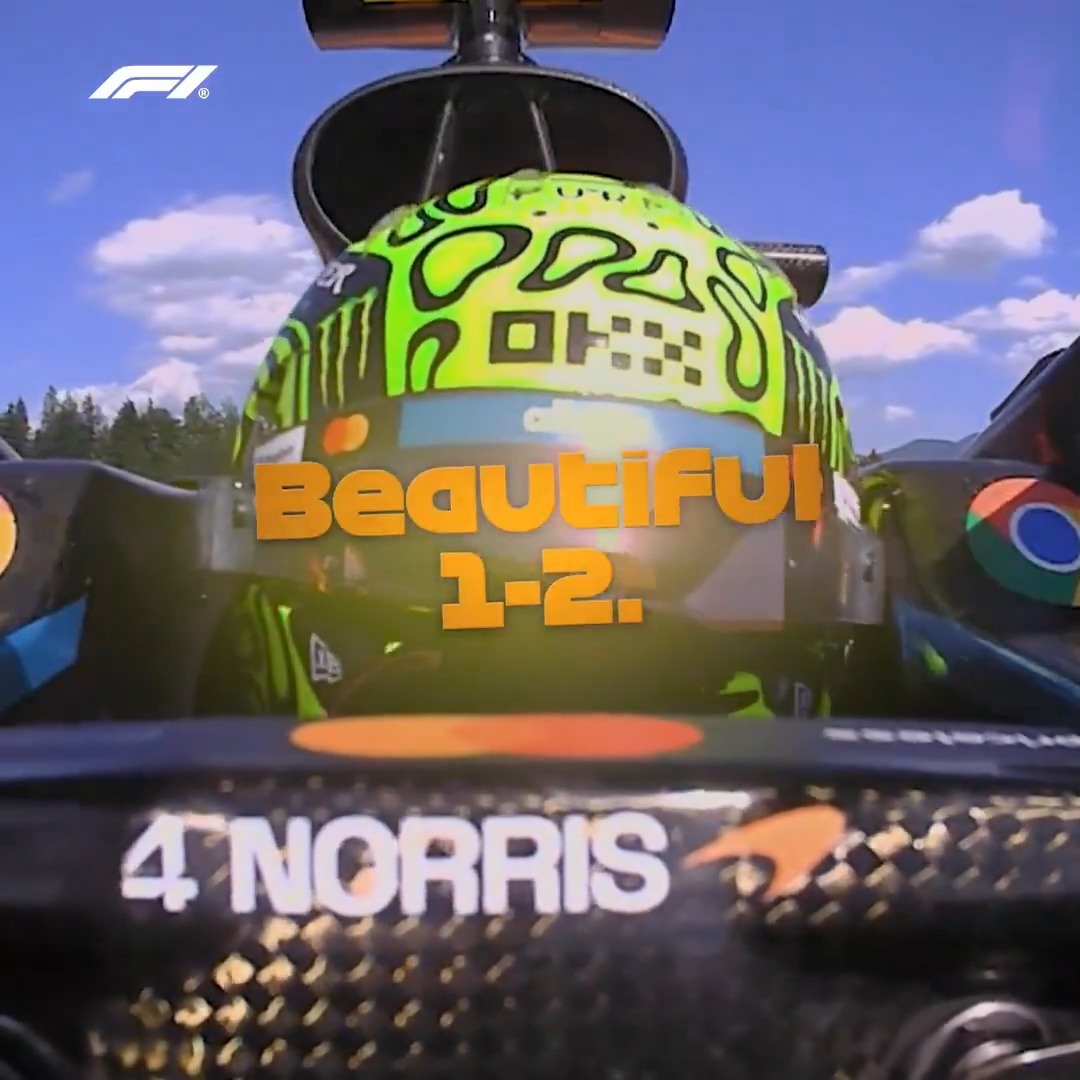 A sweet seventh career victory for Lando Norris 🙌 #F1 #AustrianGP McLaren Mastercard Formula 1 Team