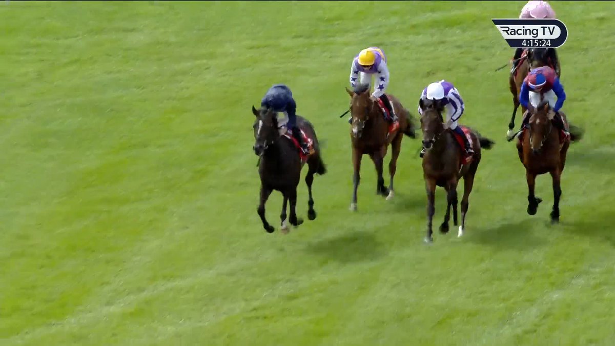 Lambourn digs deep in the closing stages to become a dual Derby winner for Ballydoyle Racing Ryan Moore | Aidan O'Brien