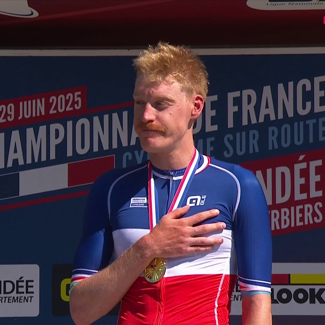 La Marseillaise pour Dorian Godon, champion de France 2025 🇫🇷
