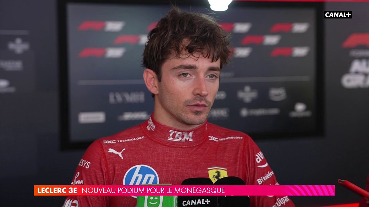 "3 podiums en 4 courses ? 🤔" Oui, oui : 3e podium sur les 4 derniers Grand Prix pour Charles Leclerc ! 👏 #AustrianGP #F1