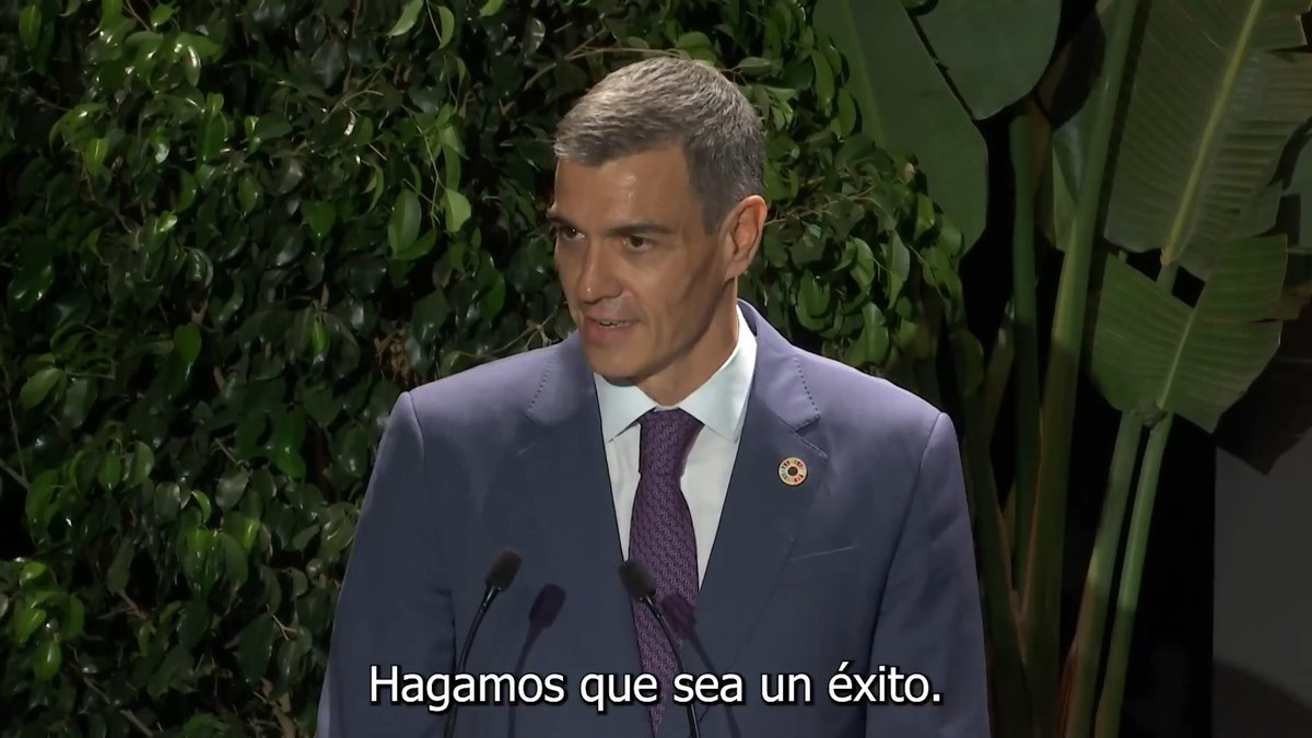 La Conferencia de Sevilla es la oportunidad de mostrar que seguimos luchando por un mundo mejor. Para las personas, para el planeta y para el futuro. Juntos, podemos reforzar la confianza en el sistema multilateral y sus instituciones. #GlobalCitizenNOW