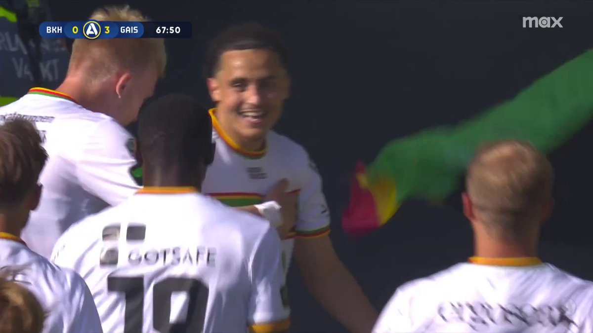 Amin Boudri löser ett tredje mål för GAIS! 3-0 mot Häcken 👀 📲 Se matchen på Max