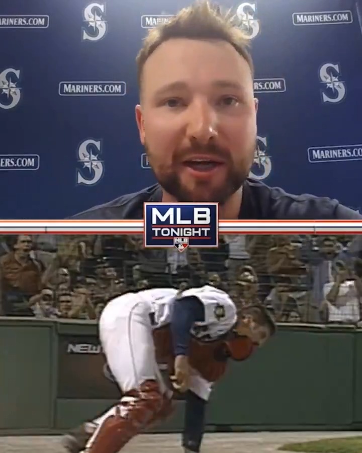 Cal Raleigh's favorite player growing up was another switch-hitting catcher, Red Sox Captain Jason Varitek 👏