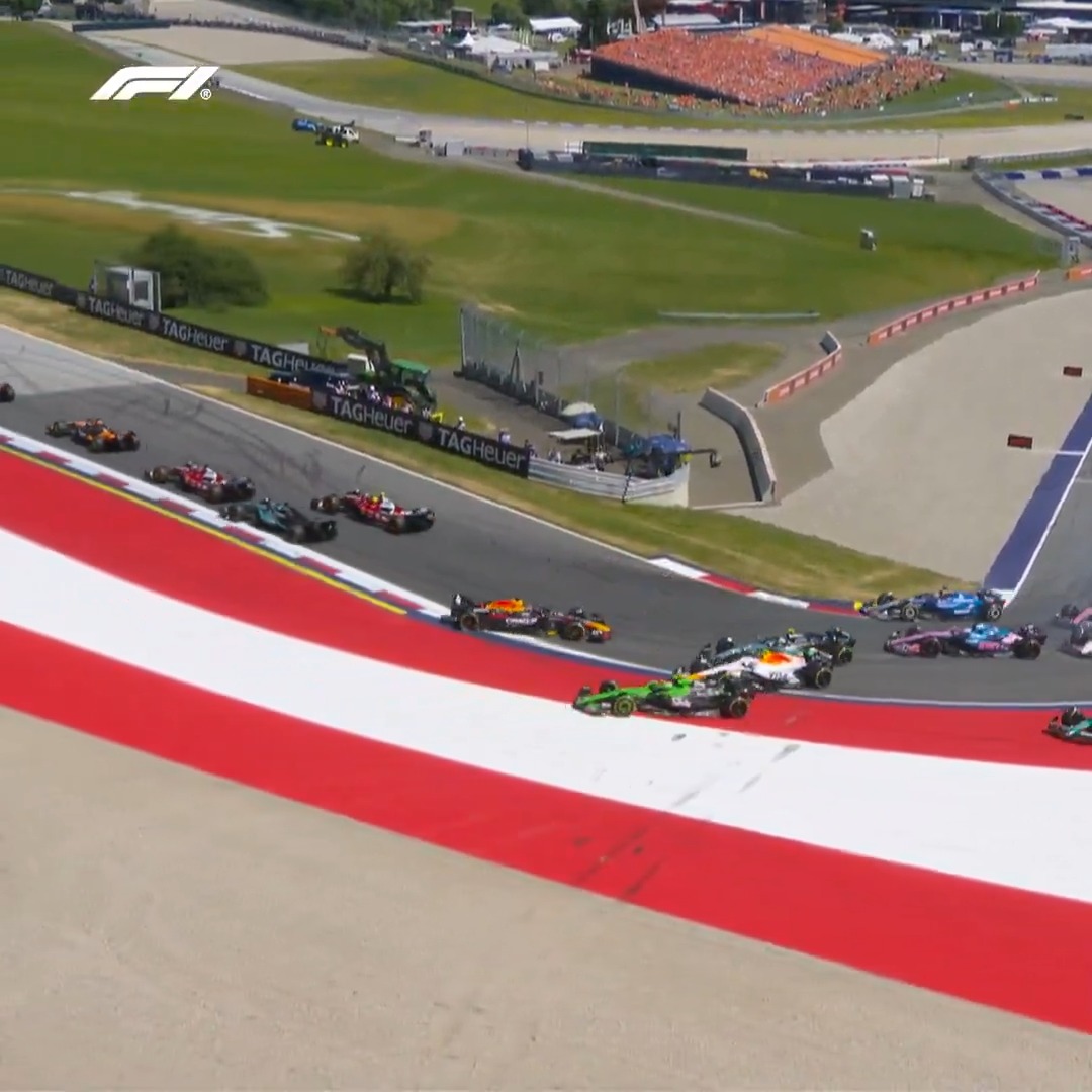 Drama at the start as Antonelli collides with Verstappen 💥 Watch all the best action from the 2025 Austrian Grand Prix 🇦🇹 #F1 #AustrianGP