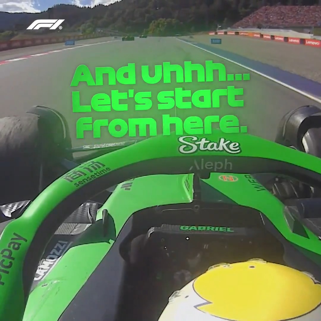 Gabriel Bortoleto in the points for the first time in F1 💪 #F1 #AustrianGP