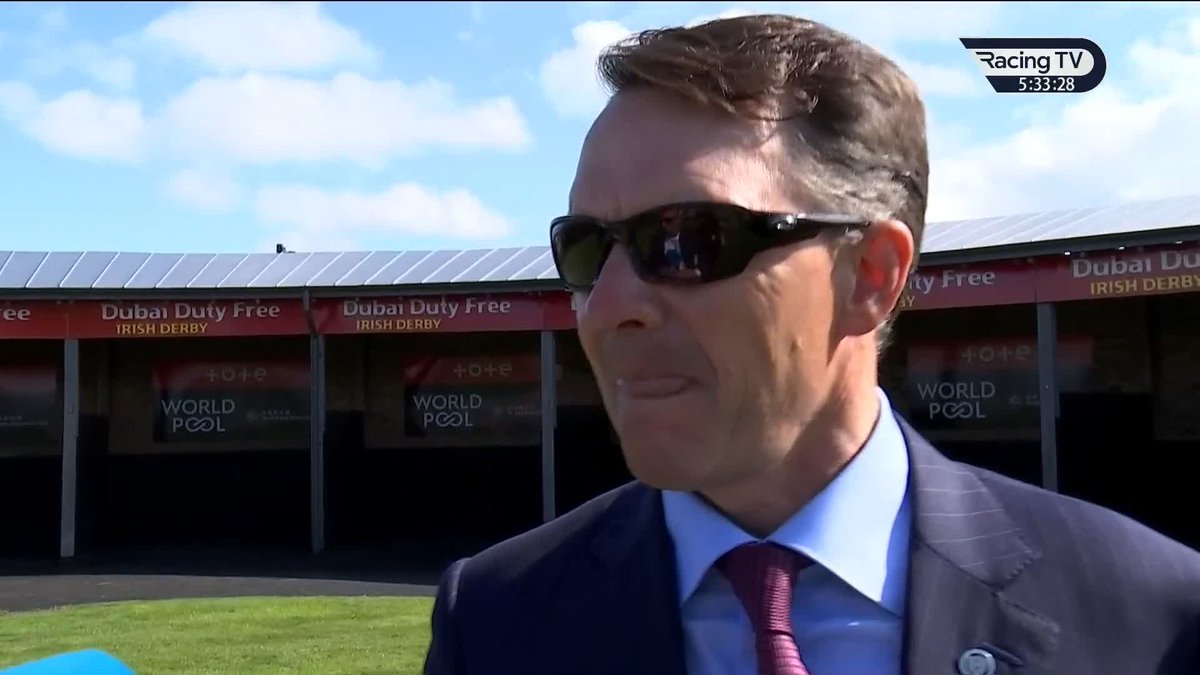 🗣️"If he was in the wild, you wouldn't be sure how long he'd survive." Relaxed Aidan O'Brien reveals all about dual Derby hero Lambourn. A must-watch interview with kevinoryan ⤵️