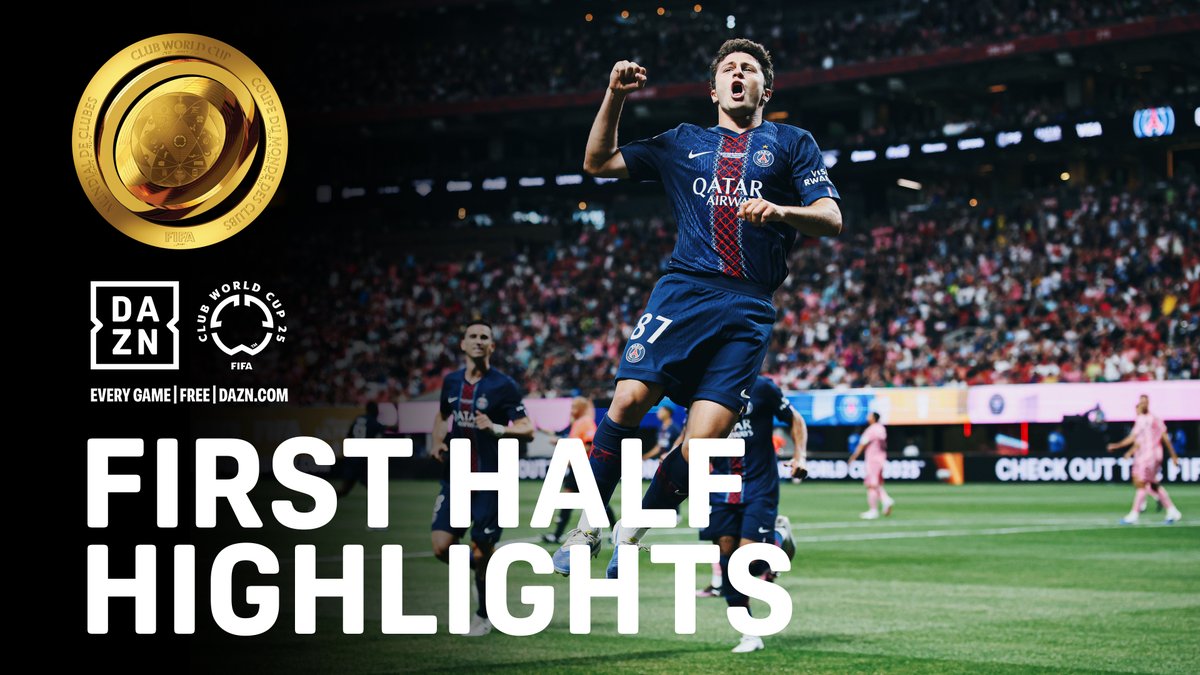 PSG put FOUR goals on the board in the first half vs. Inter Miami 😳
