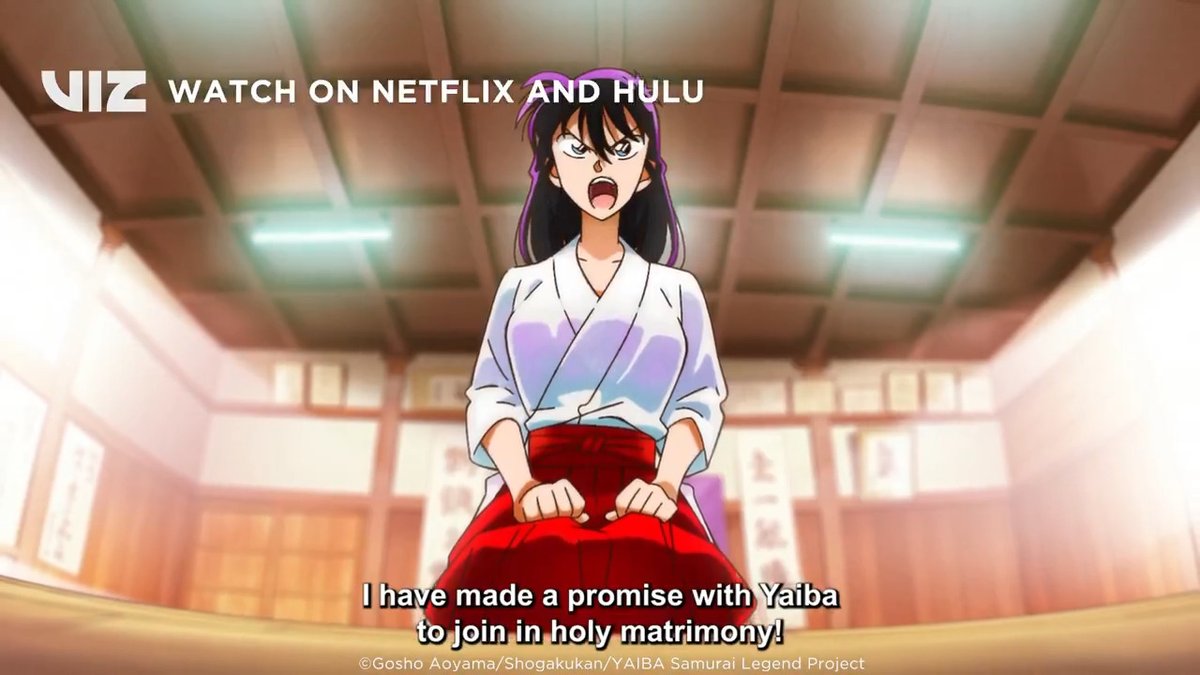 Holy matrimony..?!? With Yaiba?!? Watch episode 12 of #YAIBA Samurai Legend, available NOW on @Netflix and @Hulu!