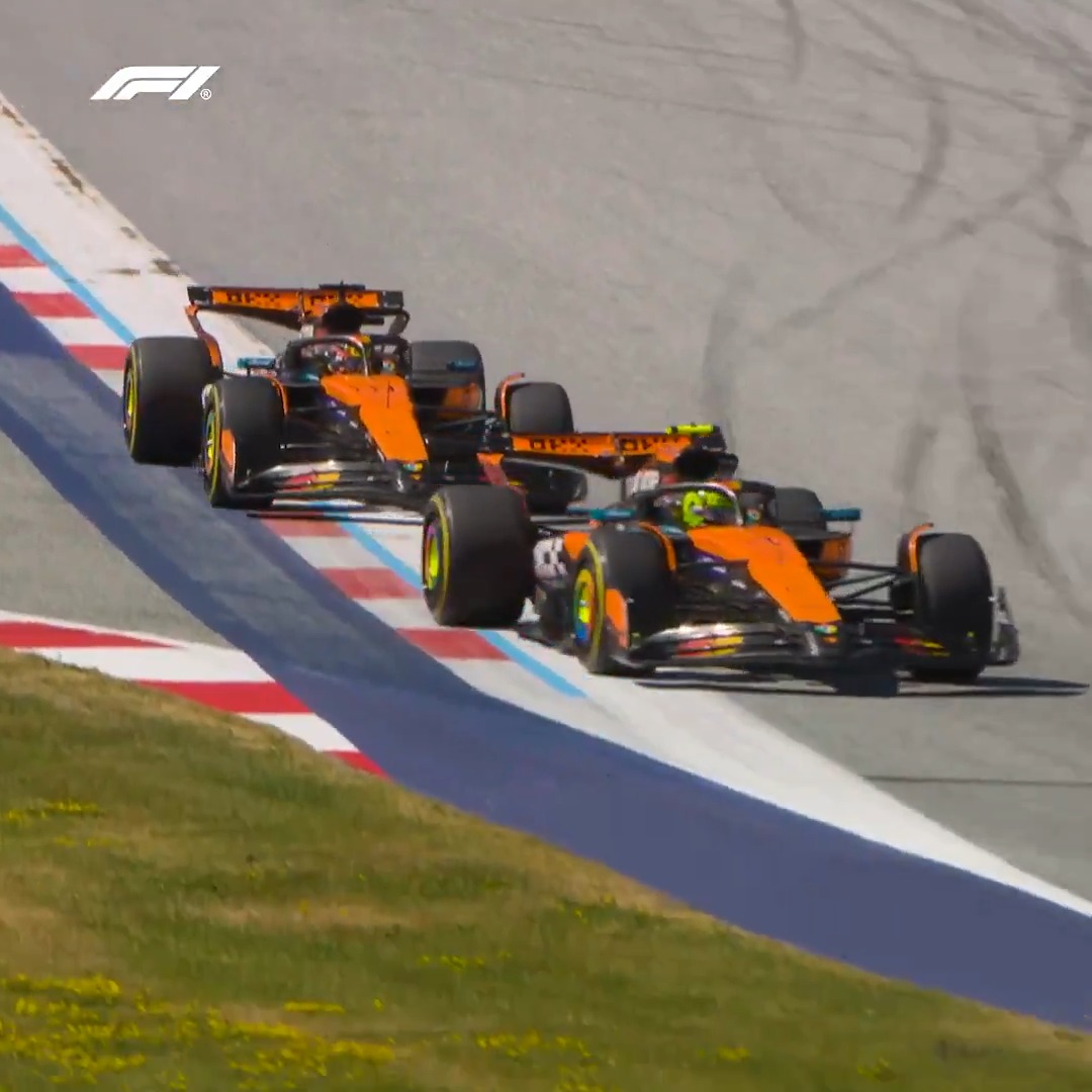 Box office from Lando and Oscar ⚔️🍿 #F1 #AustrianGP McLaren