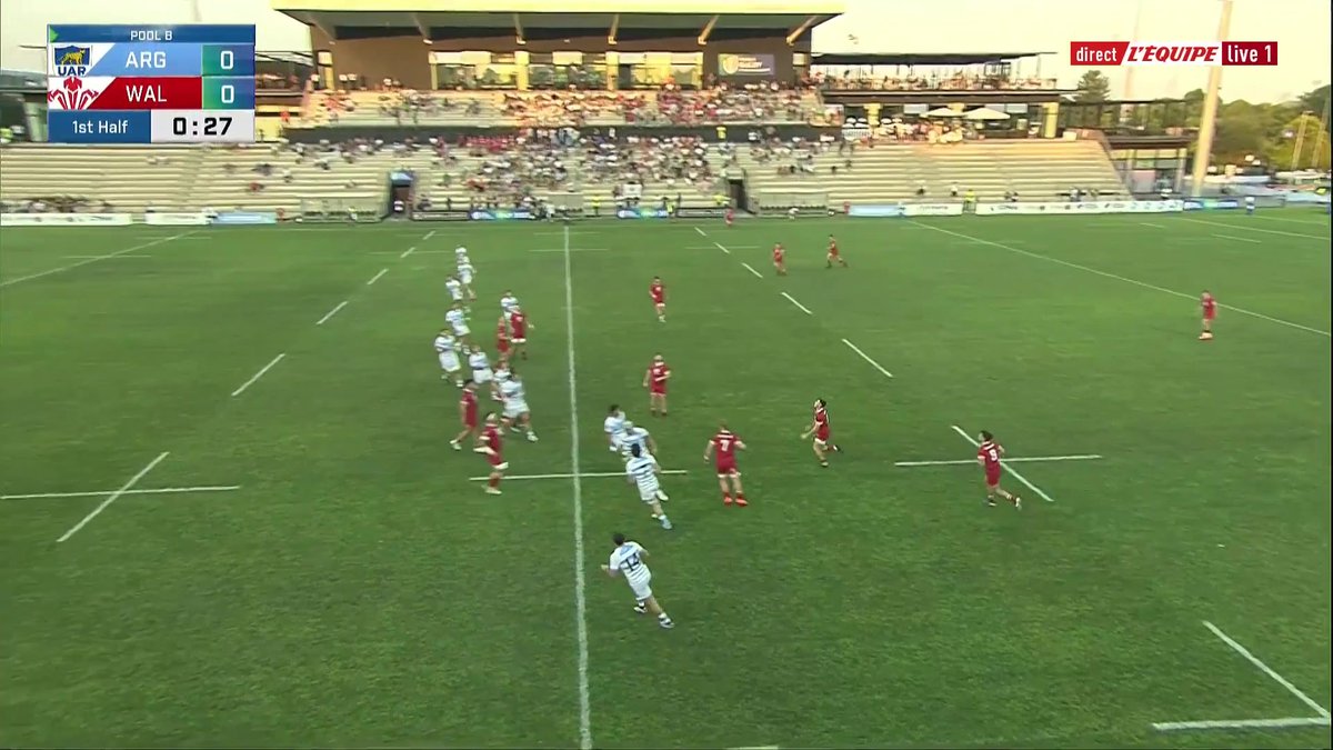 Deux grandes nations du rugby à XV font à leur tour leur entrée en lice dans cette Coupe du monde U20… Suivez Argentine - Pays de Galles en direct par ici ➡️ #lequipeRUGBY