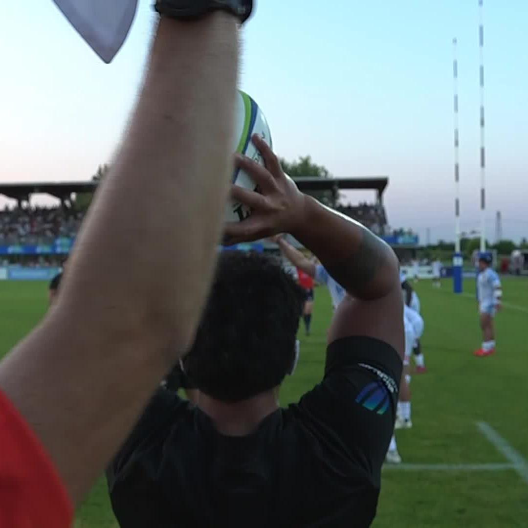 The captain shows us how it's done 🫡 Manumaua Letiu scores the first points of the New Zealand Rugby v Italy game 🇳🇿 Watch the action on the RugbyPass app 📲 #WorldRugbyU20s