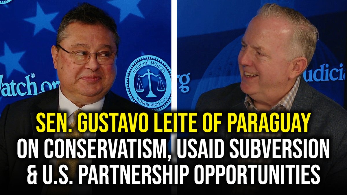 NEW Episode of "Chris Farrell's On Watch": Sen. Gustavo Leite of Paraguay on Conservatism, USAID Subversion &amp; U.S. Partnership Opportunities Gustavo Leite