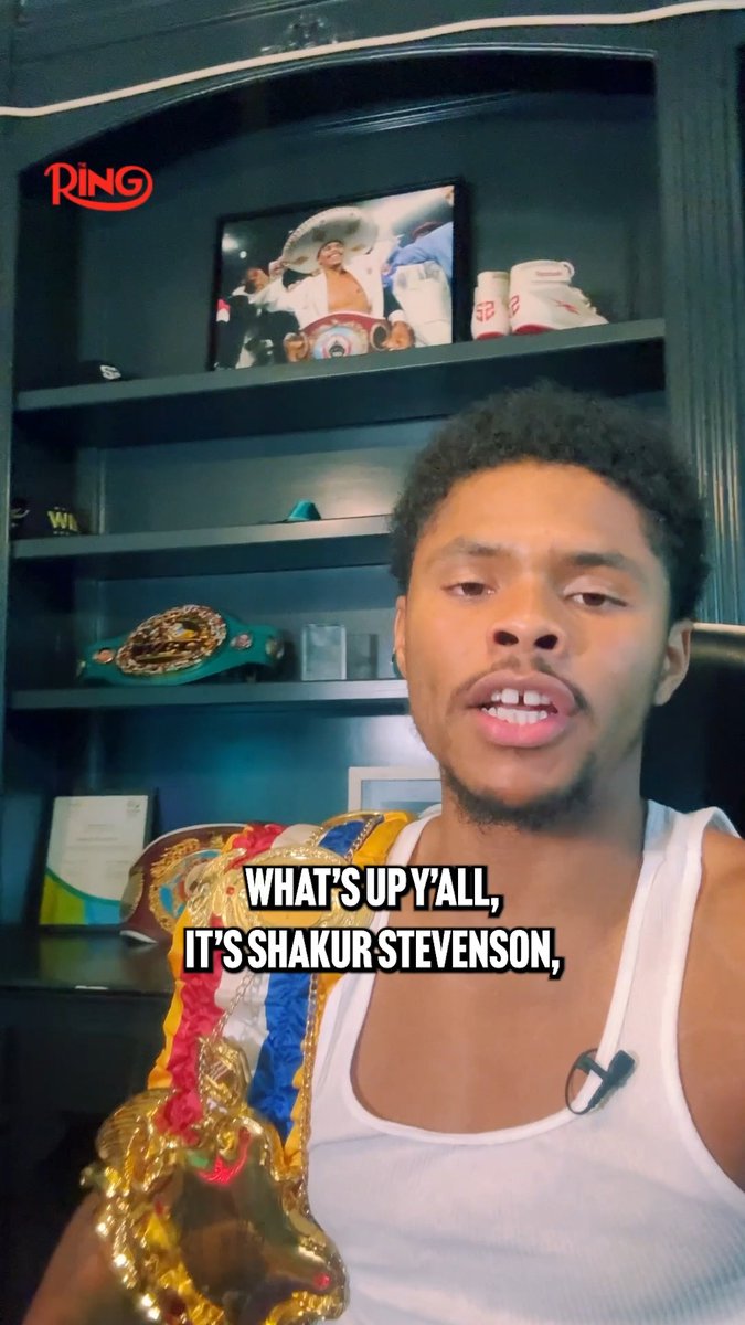 Shakur Stevenson has a message for the fans 👀 Ring III live on DAZN l July 12th in New York 🥊 🎟️ Get your tickets now:
