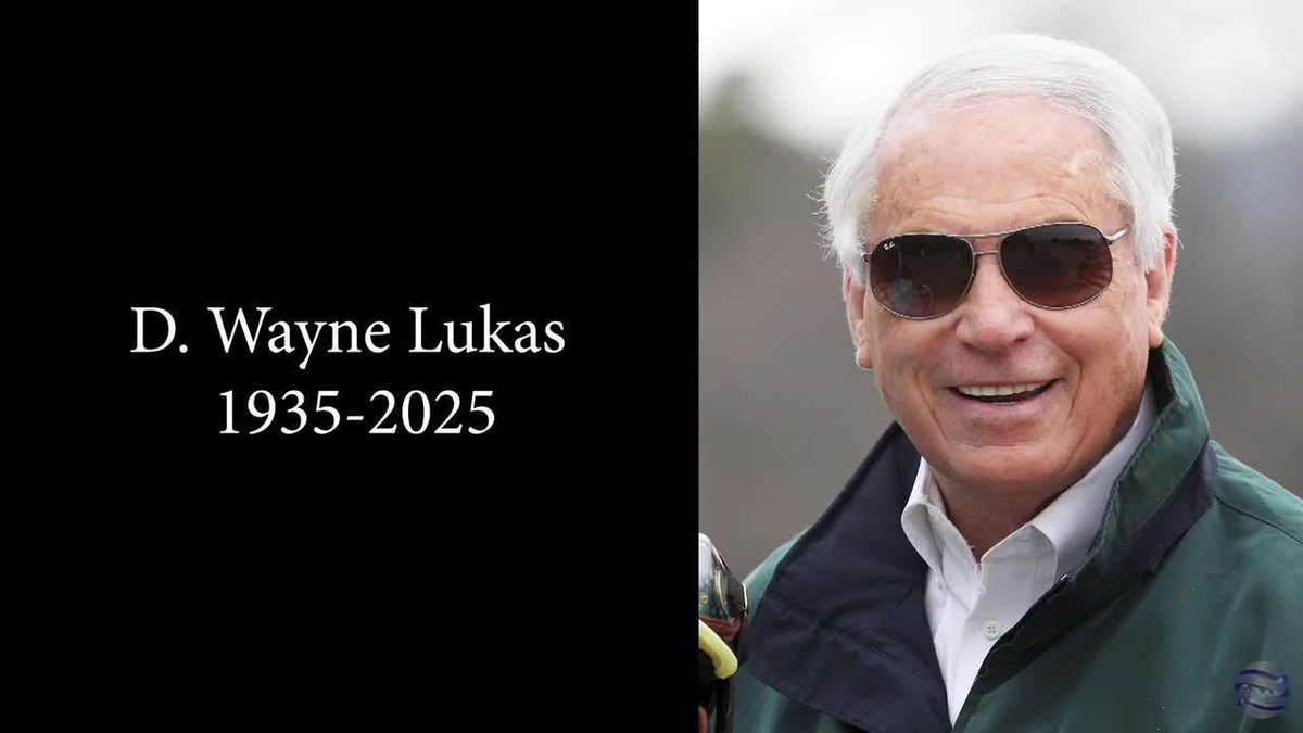 We don't know horse racing without D. Wayne Lukas. He changed the game forever, and he will be deeply missed by all. Rest in peace, Coach.