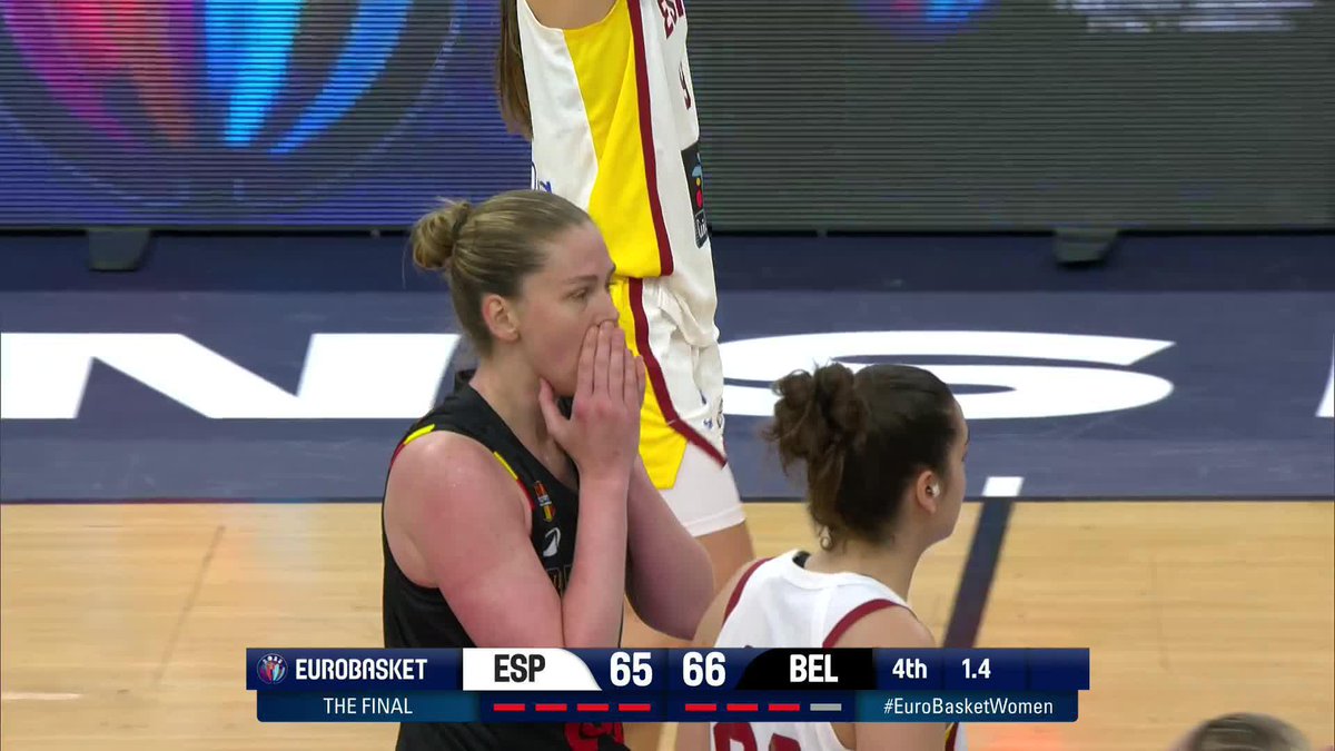 THE MOTHER OF ALL COMEBACKS! 🏆 BELGIUM ARE THE CHAMPIONS OF EUROPE! 🇧🇪 #EuroBasketWomen | #DareToDream