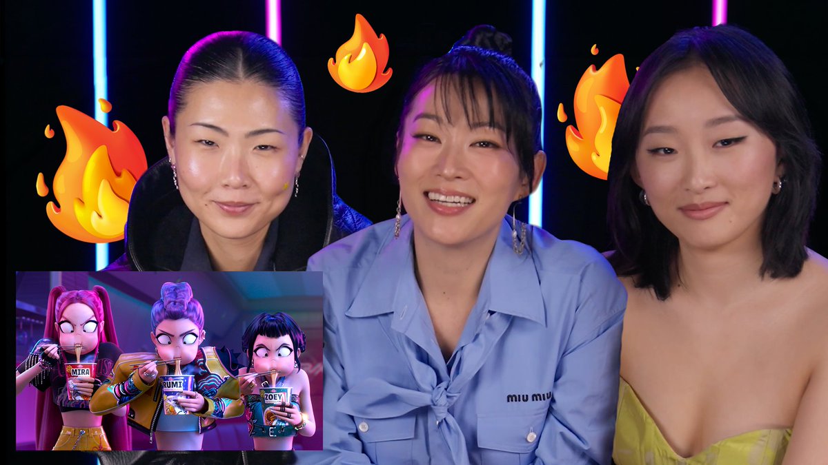 HUNTR/X face the ultimate ramen test KPop Demon Hunters is now playing!