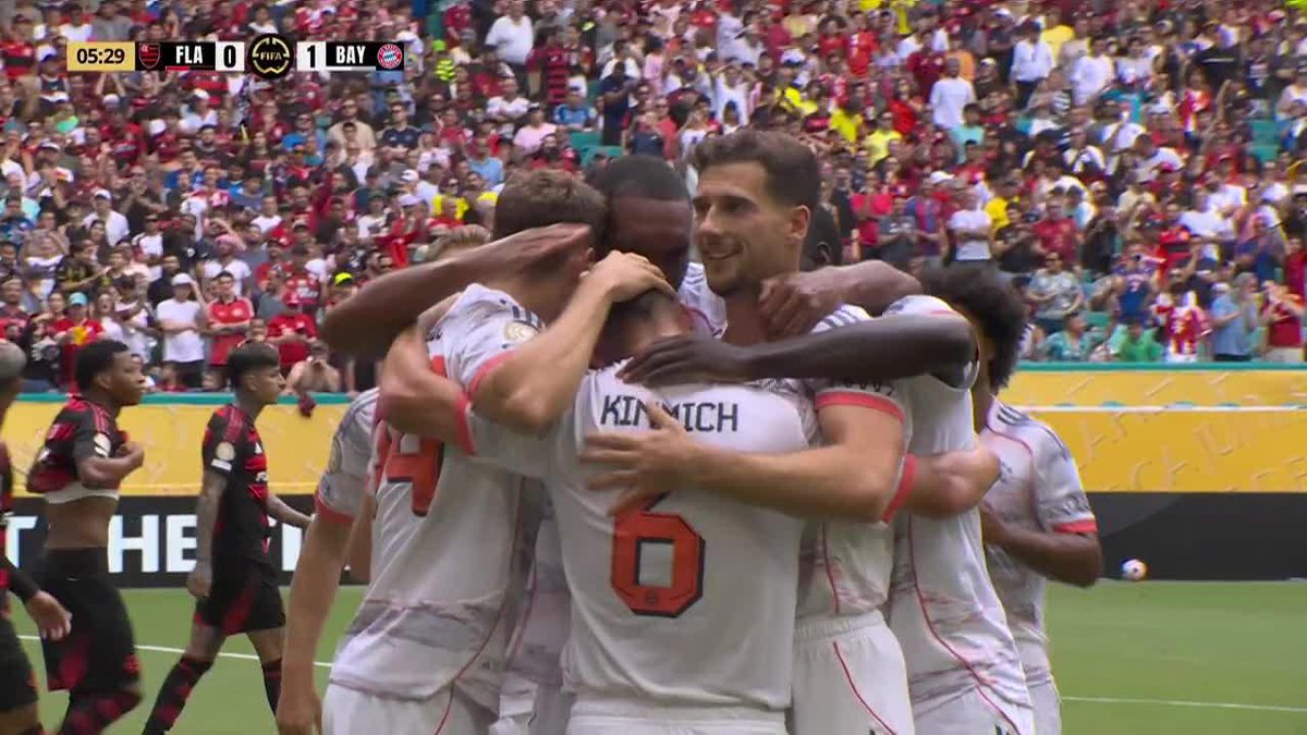 🚫🇨🇱🇧🇷 EL GOL EN CONTRA DE ERICK PULGAR PARA EL 1-0 DE BAYERN MÚNICH VS. FLAMENGO.