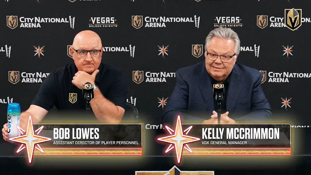 🎥 GM Kelly McCrimmon & Assistant Director of Player Personnel Bob Lowes following the 2025 NHL Draft 🎥