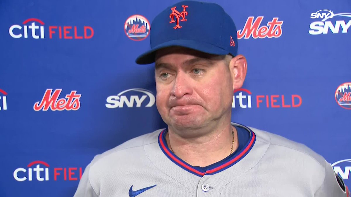 "We are all frustrated. We're better than that, and they know that. It's a tough stretch. We've got to be better, and it starts with me." - Carlos Mendoza after the Mets were swept by the Pirates