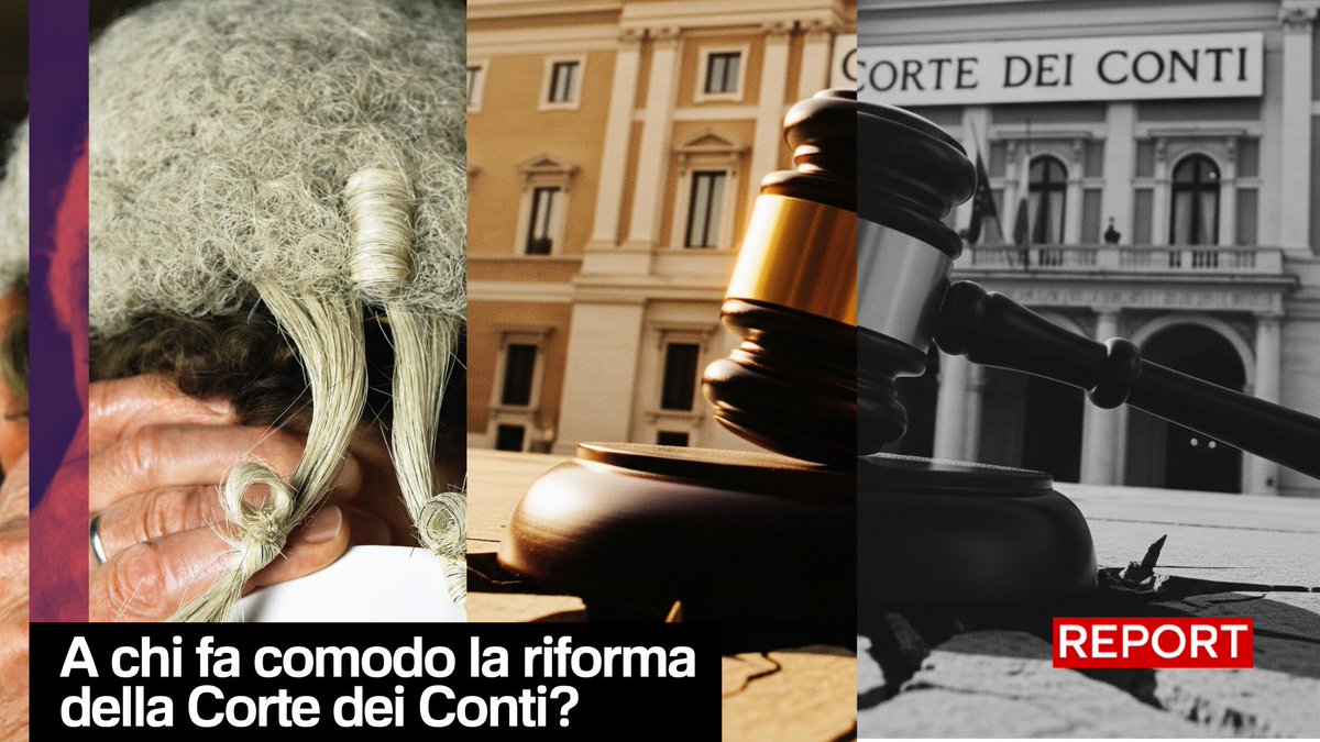 La Corte dei Conti può condannare politici e funzionari per colpa grave: niente carcere, ma risarcimento del danno. Con la riforma, cosa cambia? E a chi conviene? Segui #Report ora in diretta su #Rai3👇