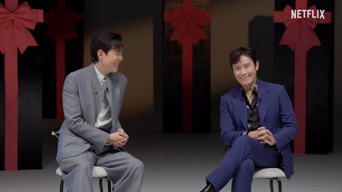 “I felt bad while filming this scene.” Lee Byung-hun every scene in Squid Game, probably.